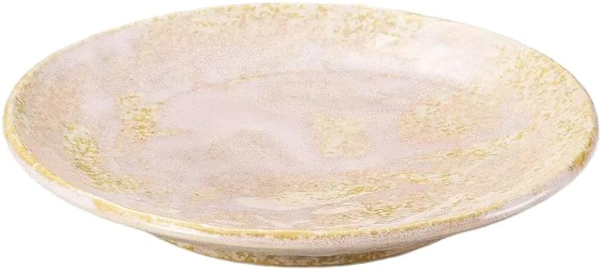 Dream Romantic Hand Bineri 8 Inch Plate | Round Plate (Medium) 9.4 x 1.4 inches (24 x 3.5 cm)