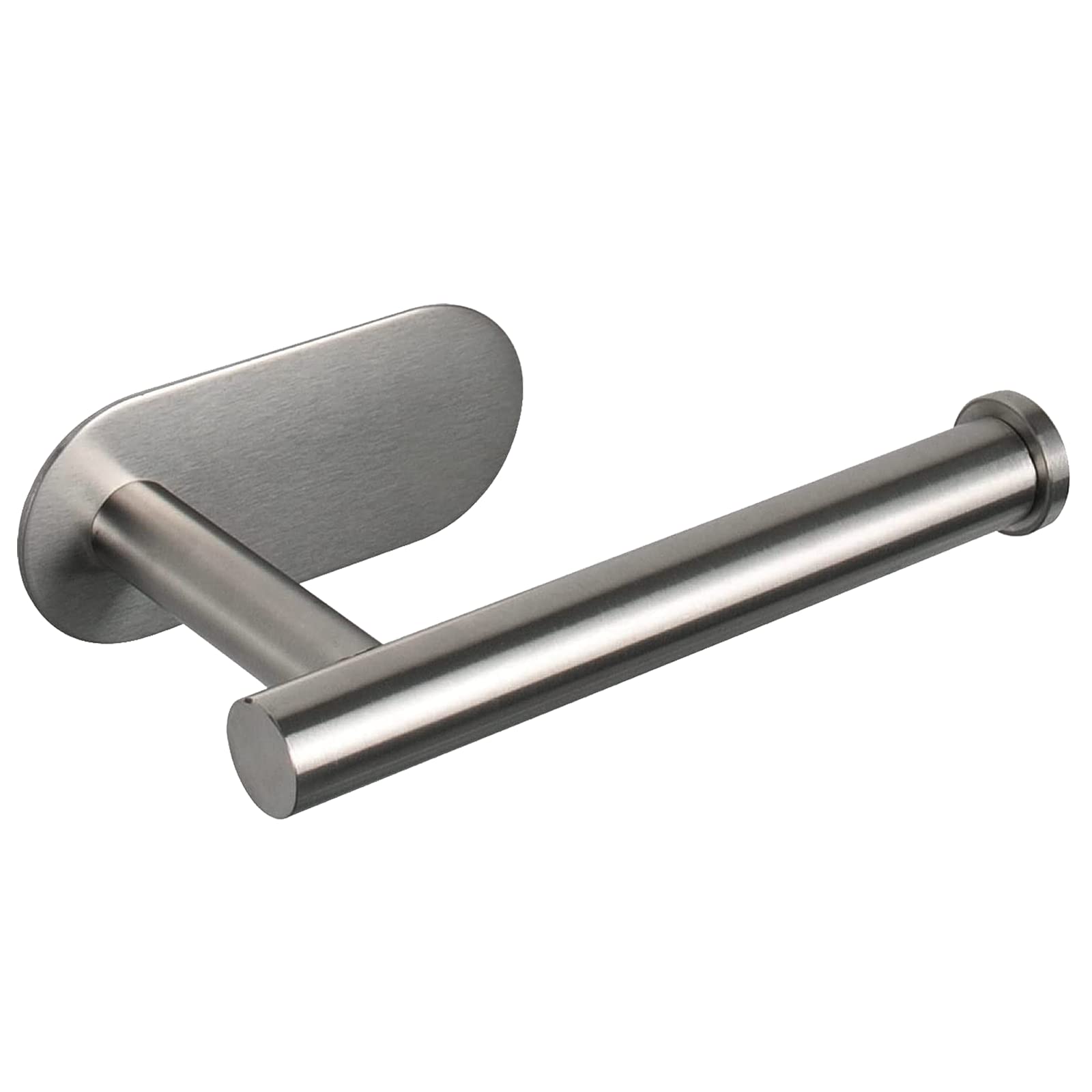 Self-Adhesive Stainless Steel Wall Mounted Toilet Paper Holder - Adhesive Mounting, No Drilling - Suitable for Bathroom, Kitchen, RV (Brushed Gold) — Amazon image 10