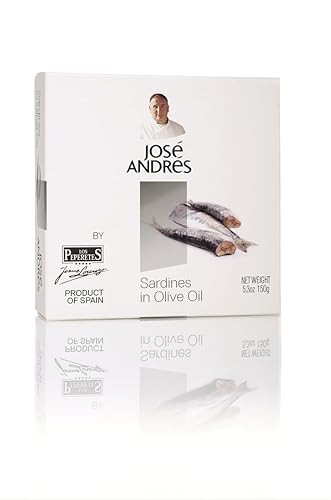 Jose Andres Foods Sardinas en aceite de oliva, 5.3 onzas