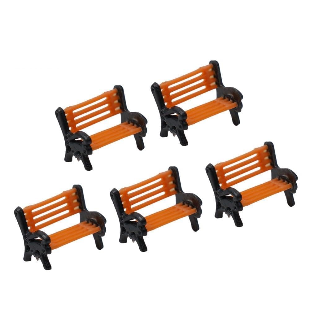 Vilgftyiet 5 Model Platform Park Station Seats N Gauge Train Rail Suit 1:150