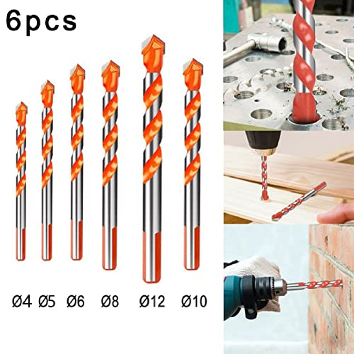 Set de 6 brocas WZFC 4 a 12 mm para cerámica y madera miniatura 3