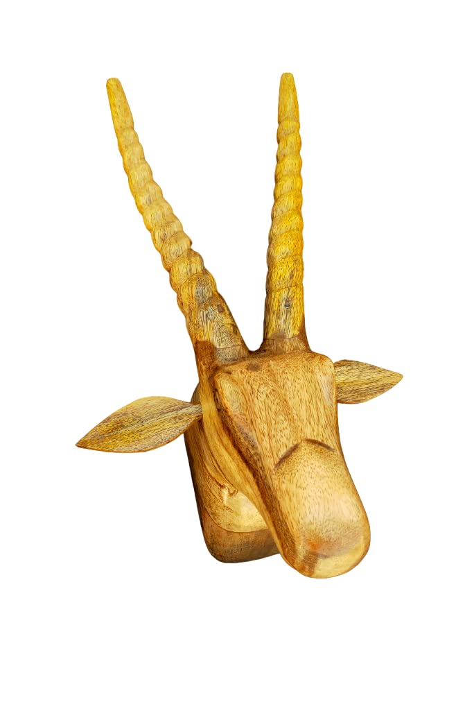 Buddha Art And Craft Wooden Deer Head/Bull Head/Wall Hanging Sculpture/Cow Head/Wall Hanging Decor