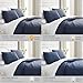 Southshore Fine Living, Inc. Oversized Twin Quilt Bedding Set, Microfiber Quilts, Summer Bedspread & Coverlet Sets, Pet Hair Resistant Bedding, Twin XL Quilt Set with 1 Pillow Sham, Dark Blue Quilt