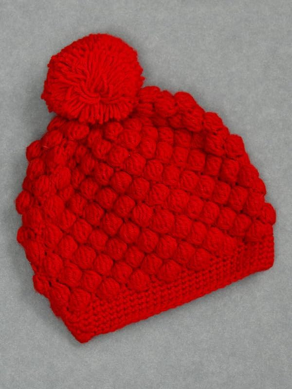 Image of Handmade Woolen Cap for Kids