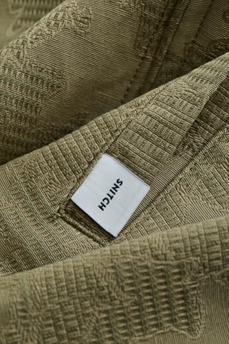 Image of SNITCH Men Casual Jacket | Regular Fit Textured Pattern With Lapel Collar & Full Sleeve | Polyester Blend Zip Closure For Everyday Street Style & Layering