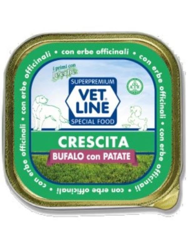 VET LINE CRESCITA BUFALO E PATATE. 150GR
