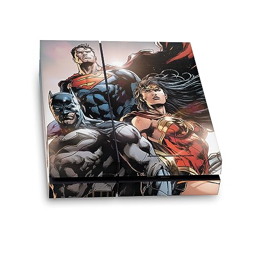 Skin PS4 Justice League Trinity sticker vinyle pour console Sony PlayStation 4