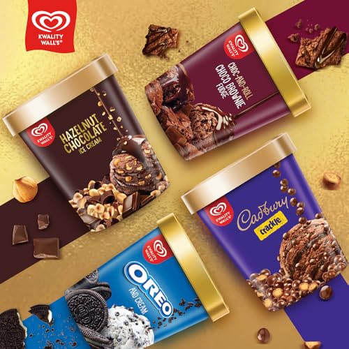 Image of Kwality Wall's Cadbury Crackle Frozen Dessert Tub, 700ml