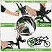 ULTIMATE Golf Push Cart, Foldable Golf Trolley w/360° Swivel Front Wheel, Drink Holder, Scoreboard, Lightweight Walking Golf Cart with Brake Wheels & Adjustable Handle (Green)