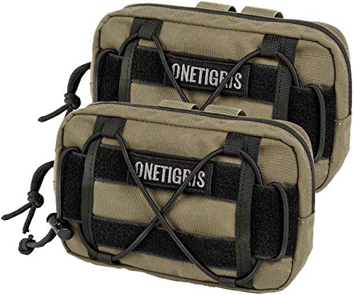 OneTigris Service Dog Vest Harness Saddle Bag Backpack Pouch, Emotional Support, Service Dog in Training,Quality Saddlebag for Dog Vest
