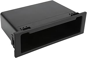 Single DIN in Dash Pocket Mounts for Car Stereo - Black Sturdy Spacious