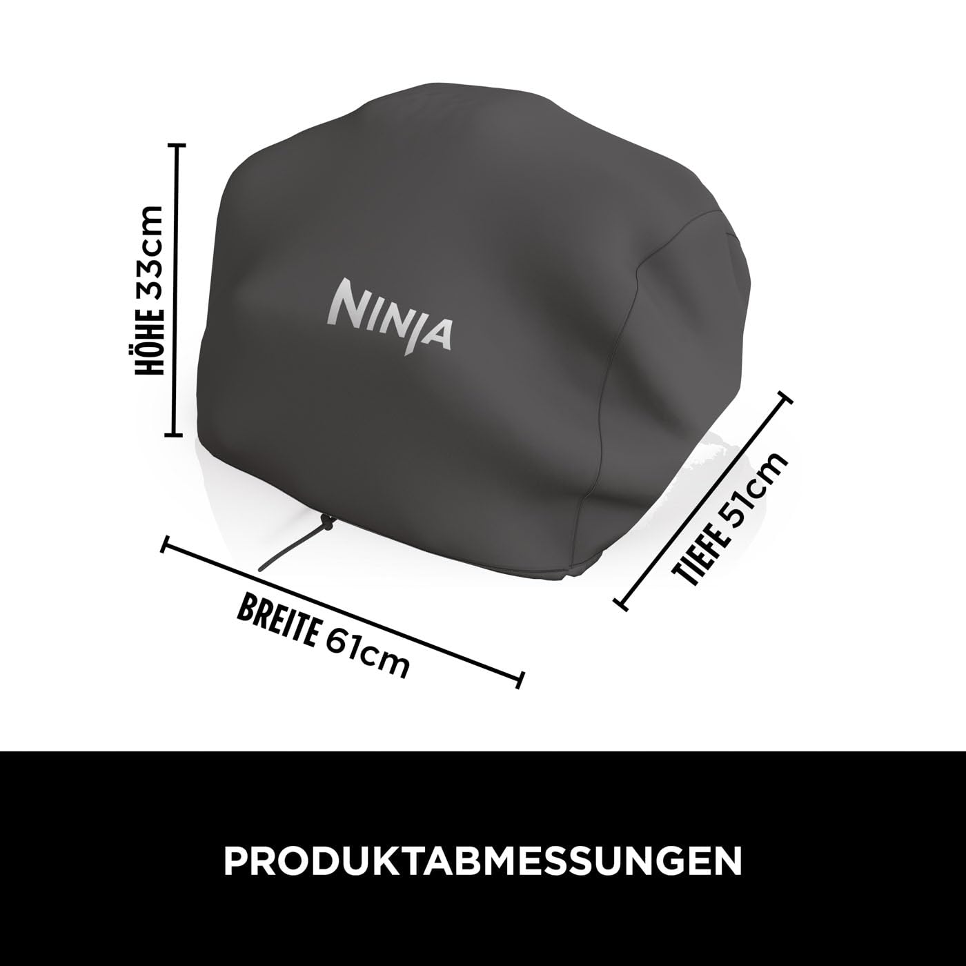 Ninja Woodfire XL Grill Abdeckhaube Schwarz