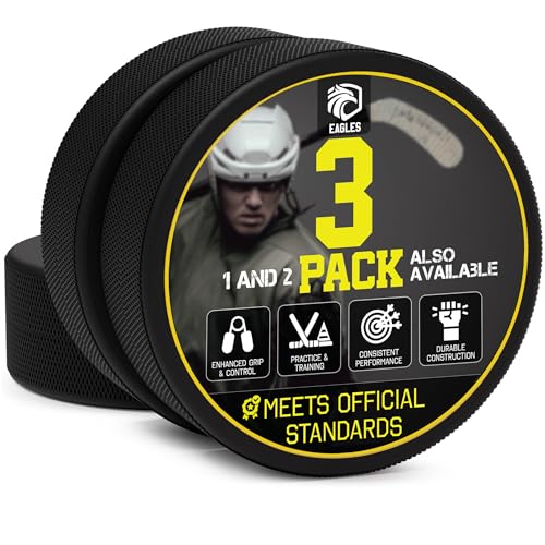 EAGLES 1 Pack Hockey Puck