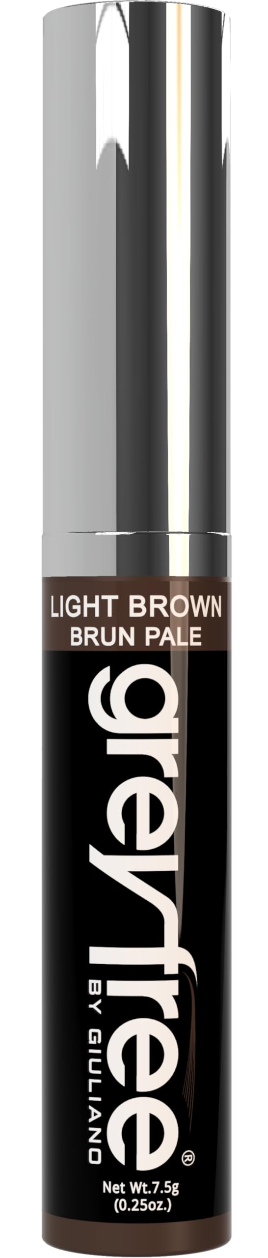 Root touch up hair mascara temporary cover conceal gray roots hair lines eyebrows mens mustache and beards Light-Brown