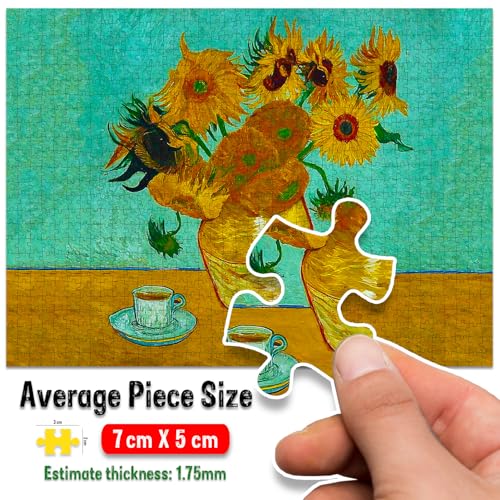 Image of Beautiful Flowers Jigsaw Puzzle for Adults and Kids - 1000 Piece Puzzle | Floral Brain Game | Relaxing Gift for Teens, Families, and Puzzle Lovers
