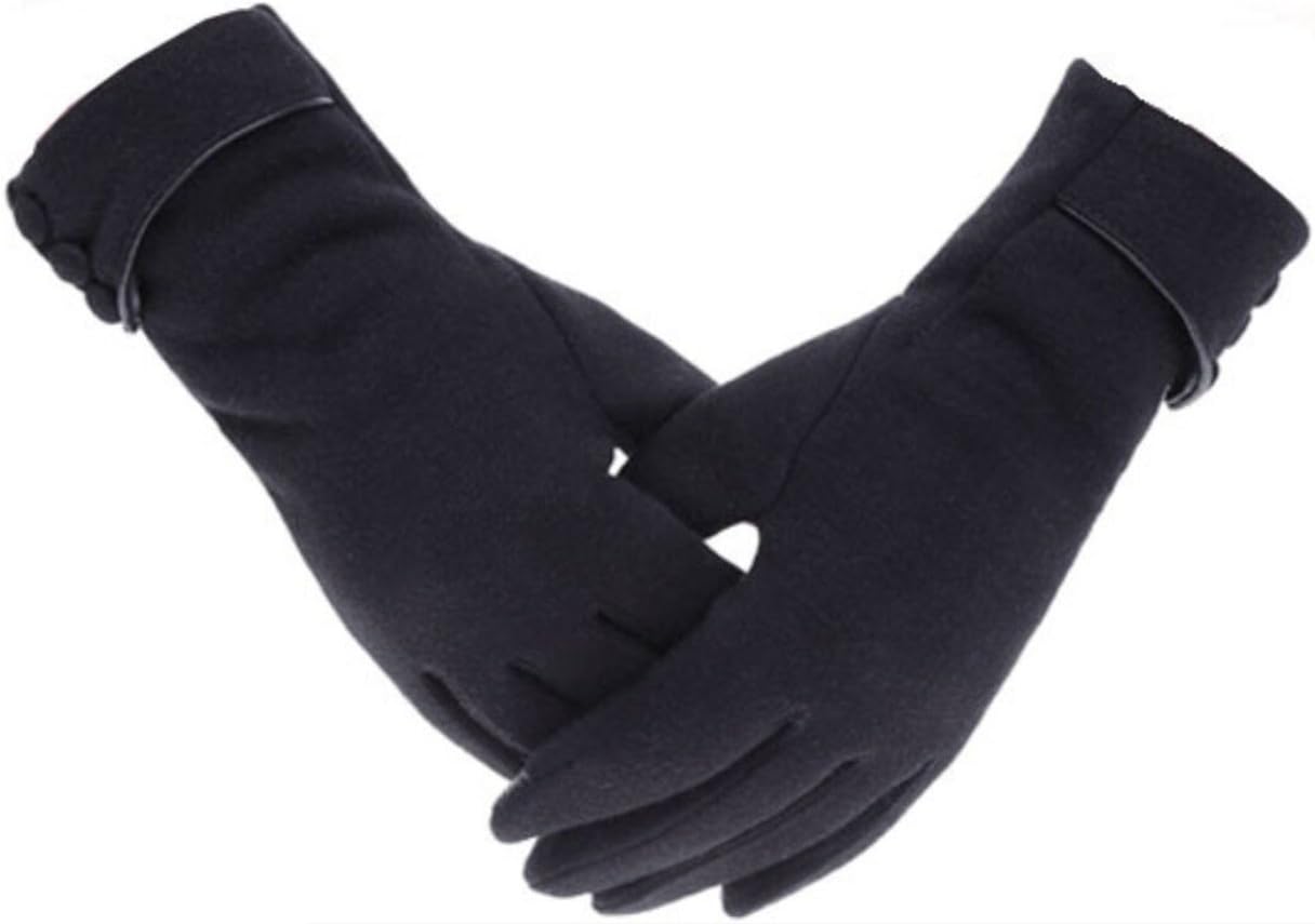 Womens Touch Screen Phone Fleece Windproof Gloves Winter Warm Wear