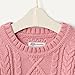 Amazon Essentials x Sofia Grainge Toddler Boys' Cable Crewneck Sweater, Blush, 2T