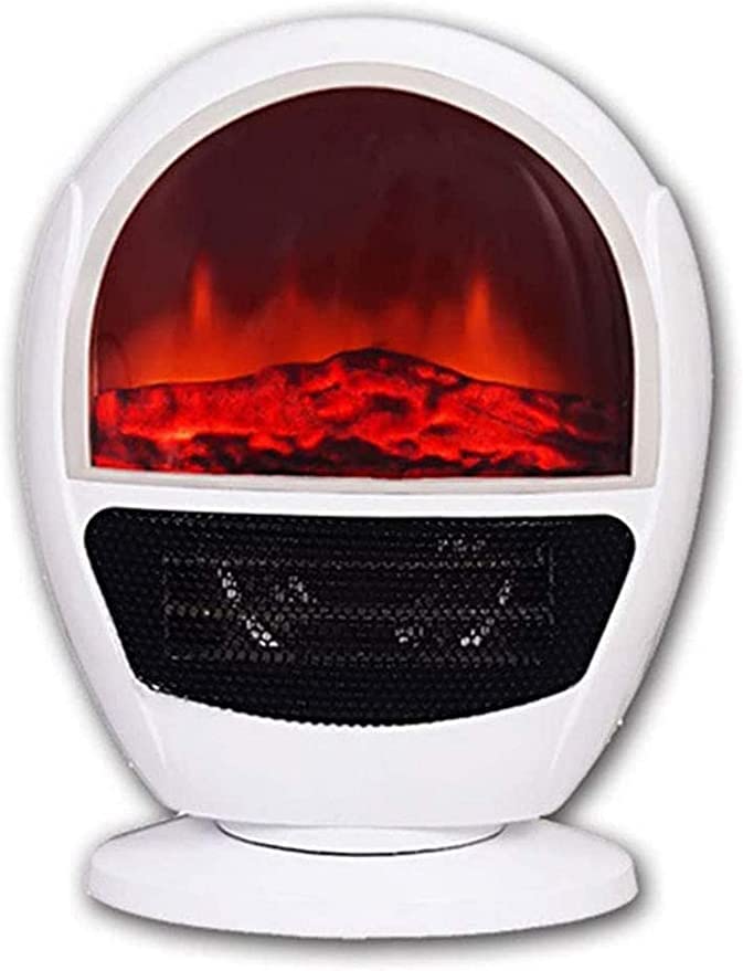 PTC Ceramic Room Heating Fireplace Heating Simulation Flame Household hot air Heating with 2 Heat Settings