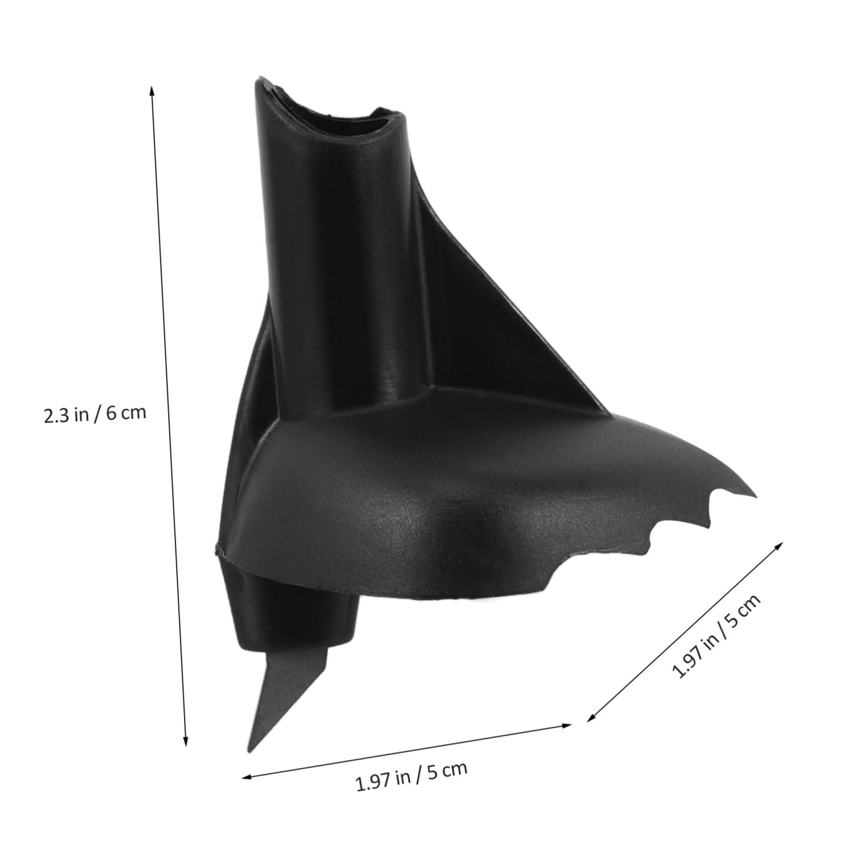 4 Stück Ersatzspitzen Satz aus Wolframstahl für Trekkingstöcke und Skitouren rutschfest und Geräuschreduzierend Robuste Nylon Spitzenschützer für Felsen und Outdoor Oberflächen