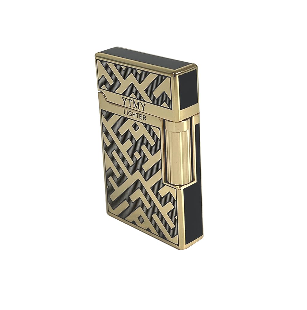 Encendedor de gas recargable YTMY, regalo de metal para hombres