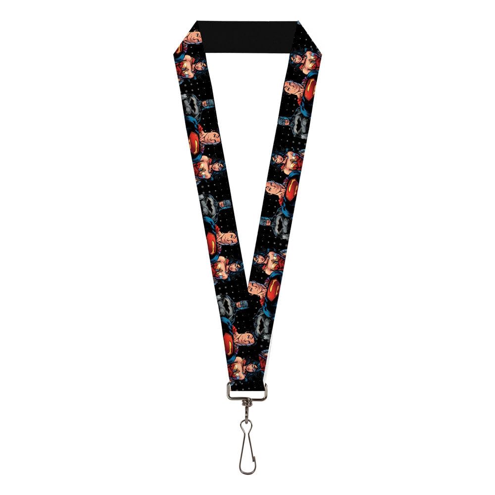 Amazon.com: Lanyard DC Rebirth Justice League Trinity Group Pose Dots ...