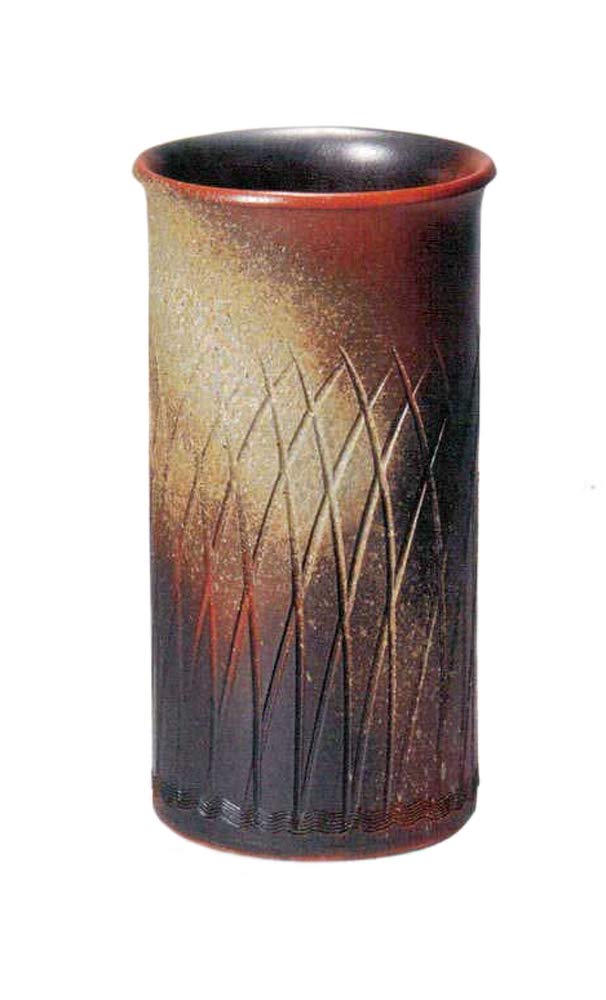 信楽焼 傘立て 火色 高さ44cm 信楽焼 傘立て 火色 高さ44cm