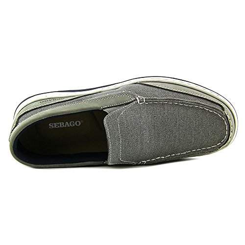 Sebago Men's Hartland Slip On (11.5 M in Grey Canvas/Nubuck)2