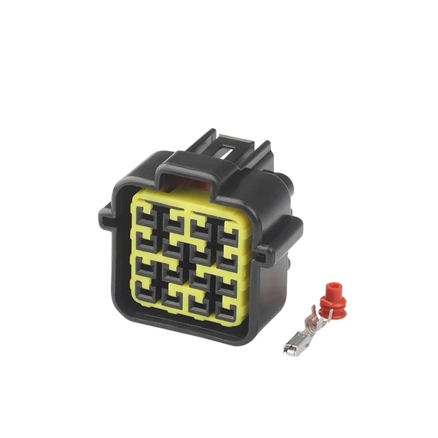Automotive Connectors 1 Set 16 Pin FW-C-16F-B FW-C-16M-B Black Male Female Furukawa Sealed Wa*/ter*/proof Electrical Auto Wire Harness Connector Plug compatible with the DJ7161Y-2.3-11 DJ7161Y-2.3-21