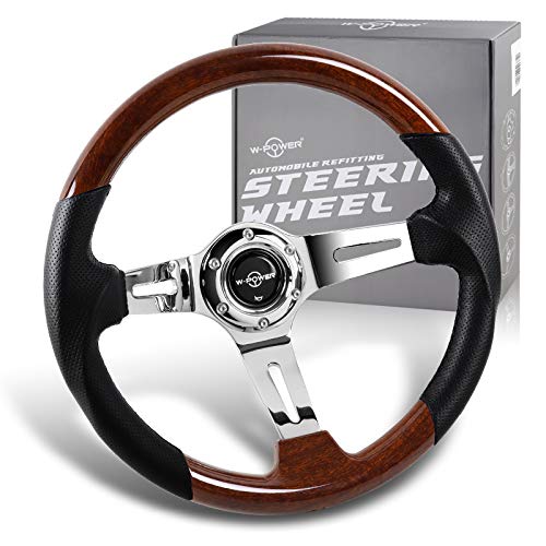 Amazon | W-Power 13.5インチ ユニバーサル 343mm 6ボルト穴 4インチ