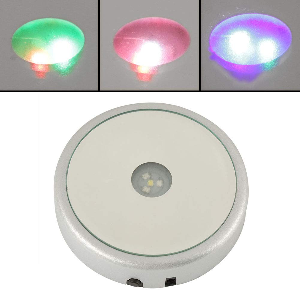 Base Girevole A LED Hilitand Con Specchio - 4 Luci Colorate, Alimentazione USB, Per Decorazioni - Foto 6