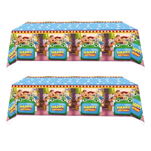 2pcs Toy Inspiration Story Birthday Party Tablecloth, Toy Inspiration Story Birthday Party Supplies