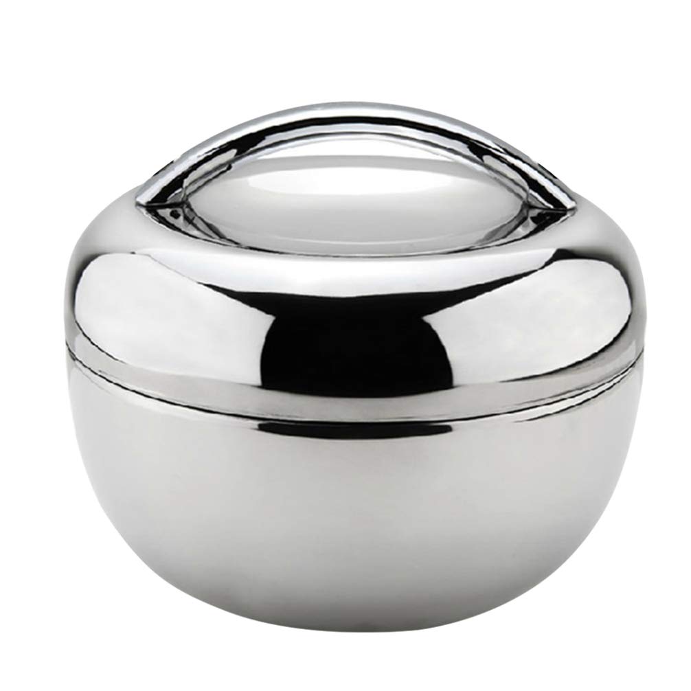 VOSAREA Boîte à Déjeuner Bento 1 L Acier Inoxydable Qualité Alimentaire Compartimentée Maintien au Chaud pour Étudiants Bureau Travail Portable