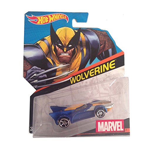 Hot Wheels, Marvel Character Car, Wolverine #7, 1:64 Scale