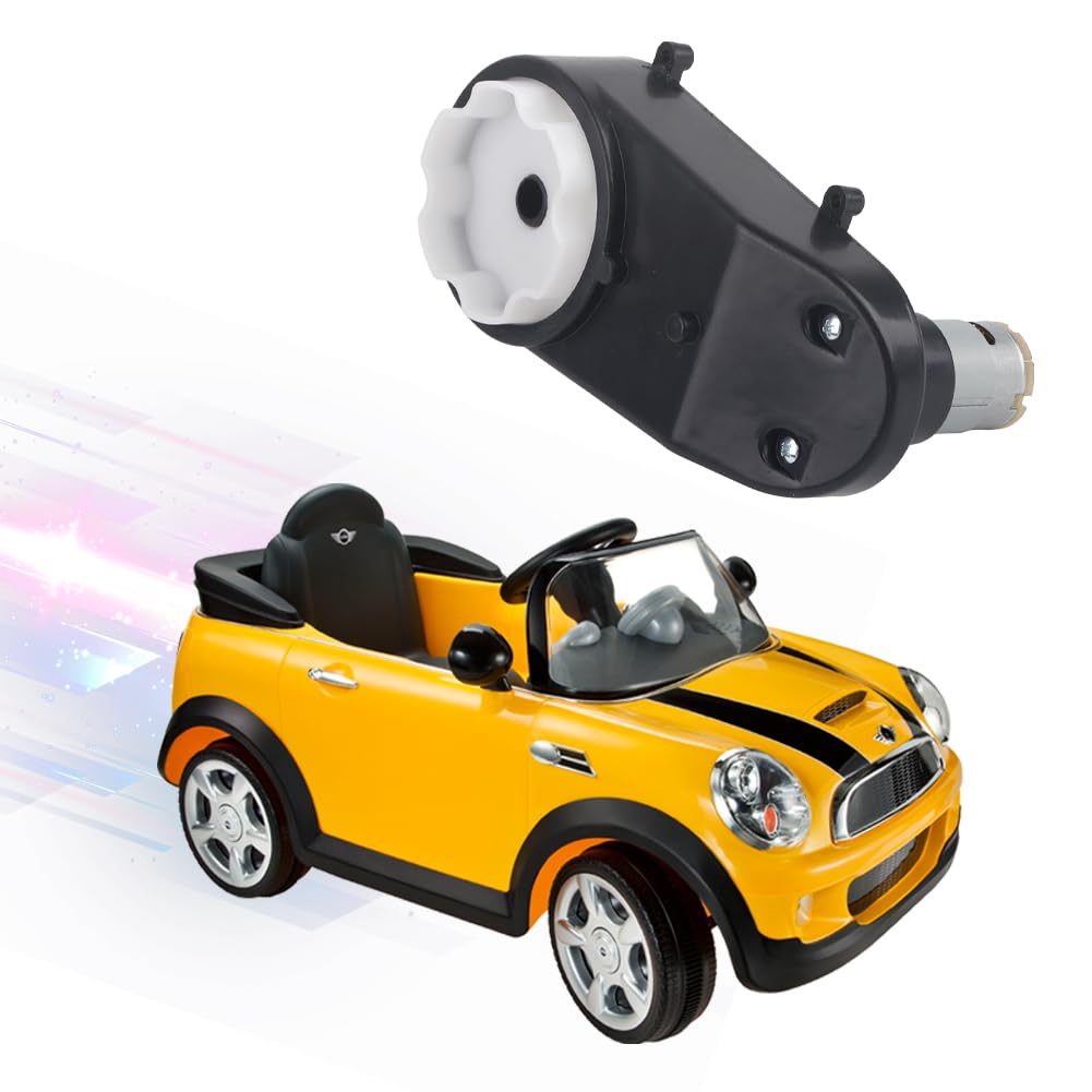 Kids Ride On Car Gearbox Motor - RS390 Electric Motor Gearbox 6V/12V For Power Wheels & Toy Cars