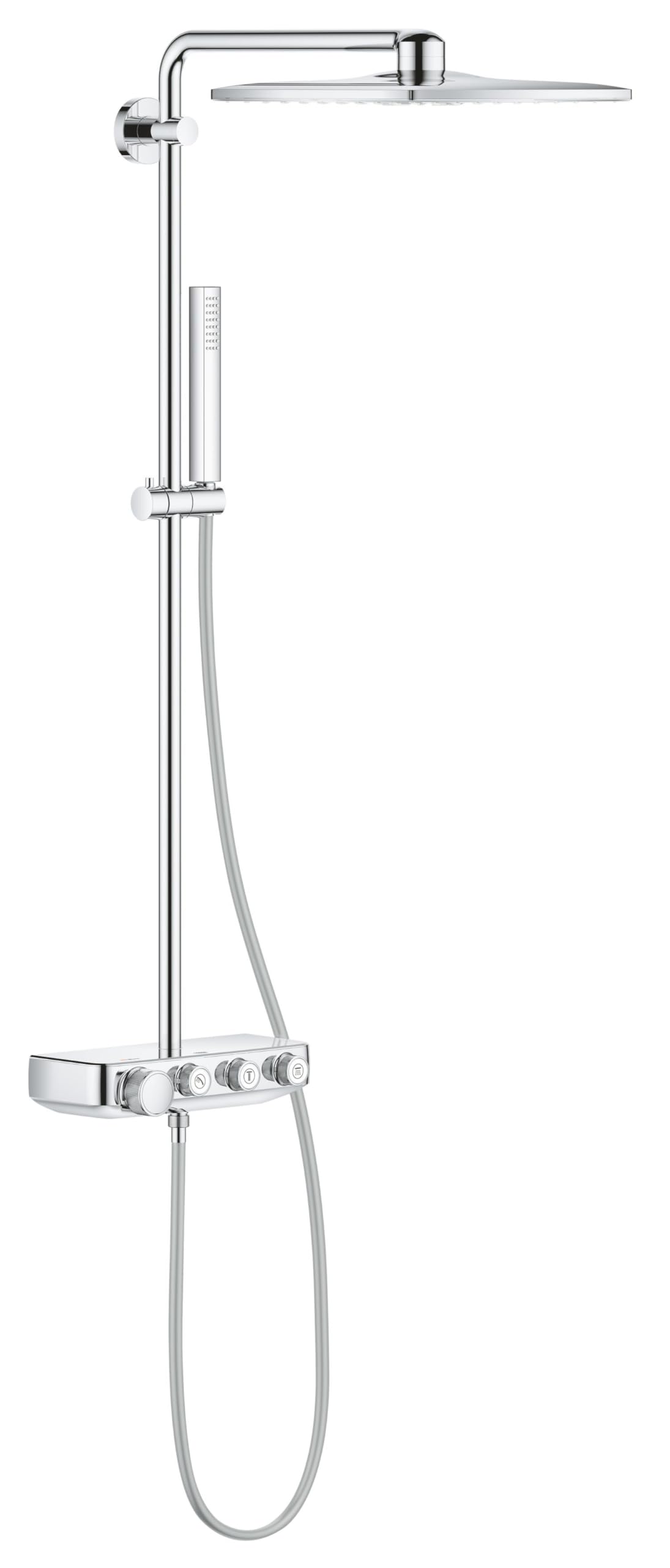 Grohe Sistema Doccia Euphoria SmartControl 310 Cube con Miscelatore Termostatico, Cromo, Soffione 310 mm 26508000
