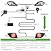 10L0L Golf Cart Light Kit for Yamaha Drive 2 2017-Up Models Headlight Kit with RGB Colors Daytime Running, 12V-48V Beam Turn Signal Brake & Hazard Light Tail Lights (RGB Version)