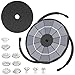 AISITIN 3.5W Solar Fountain Pump Upgraded 2026, Solar Water Fountain DIY Kit with 8 Nozzles & 3 Fixed Bracket & 9.8ft Cord for Garden, Bird Bath, Ponds, Fish Tank, Aquarium, Courtyard and Outdoor