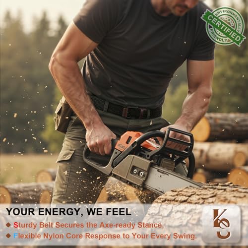 Image of KEMISANT Men's Golf Belt Nulti-pack, Braided Woven Stretch Belt for Gift Men Casual Jeans Sports Work 1 3 /8 inch