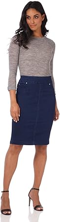 Stretch Denim Skirt at Amazon 