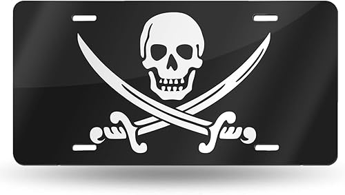 Miniatura 10 de Placa de matrícula delantera de aluminio con bandera estadounidense de águila calva, placas de matrícula decorativas, divertida placa de metal para