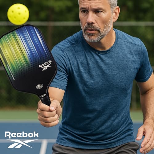 Image of Reebok Pickleball Paddle - Lightweight & Durable Design for All Skill Levels - Engineered for Power, Control & Precision