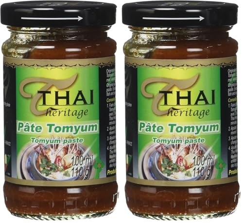 THAI HERITAGE Pate de Tom Yum 110 g (Lot de 2)