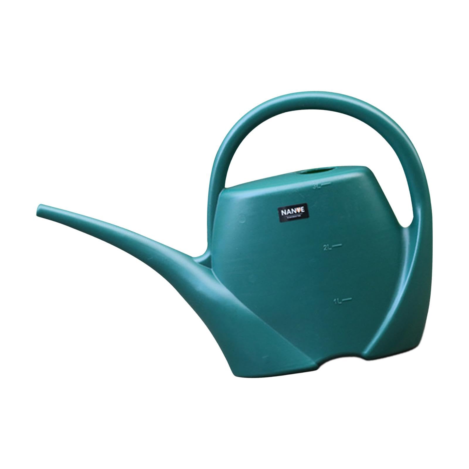 Arrosoir de Jardin en Polypropylène de 3 litres, Grand Arrosoir pour La Maison, Idéal pour Les Fleurs du Jardin, Vert A