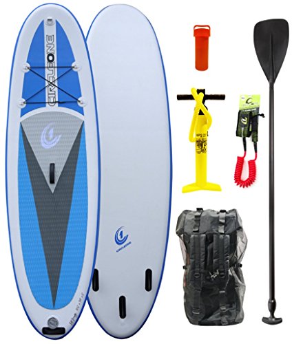 Circle One iSUP Package Inflatable Stand Up Paddle (SUP) Board - Blue, 10 ft 6 -Inch