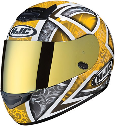 HJC Helmets HJ-20 Pinlock Shield Street Motorcycle Helmet Accessories - T/O Gold/One Size