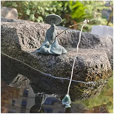 livelyfish Aquarium-Dekorationen, Statue, asiatische japanische Bonsai-Figuren, Zen-Gartendekorationen Cover