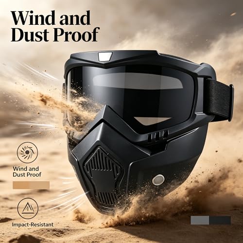 Image of Paintball Mask Anti Fog,Tactical Full Face Mask Ski Mask Goggles Detachable Adjustable,Motorcycle Riding Face Protection