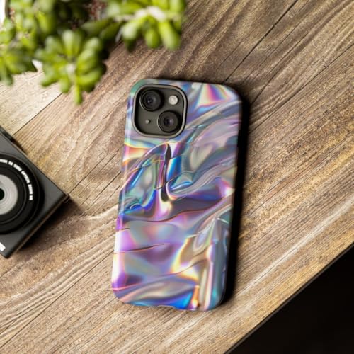 Coque rigide brillante iPhone 15 : finis les reflets ternes et rayures
