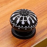 AvoDovA Vintage 10 STKS Keramische Ronde Lade Knoppen, Shabby Chic, 33MM, Keukenkast & Kast Pull Handgrepen