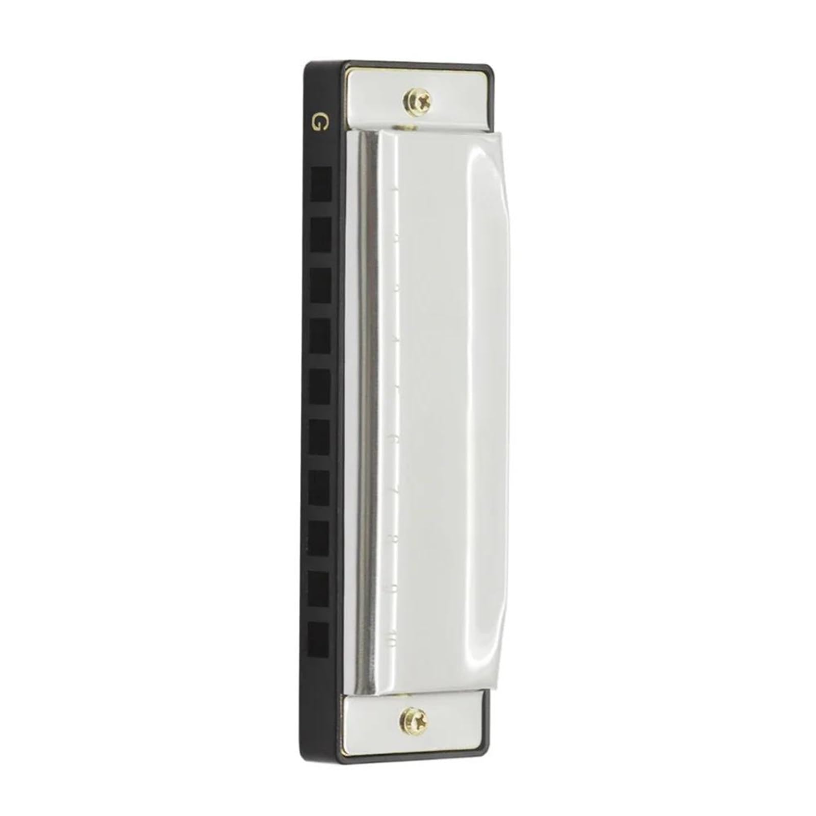 Armonica Professionale Armonica A Bocca A 10 Fori 20 Toni G Regalo Musicale Per Adulti(Silver)